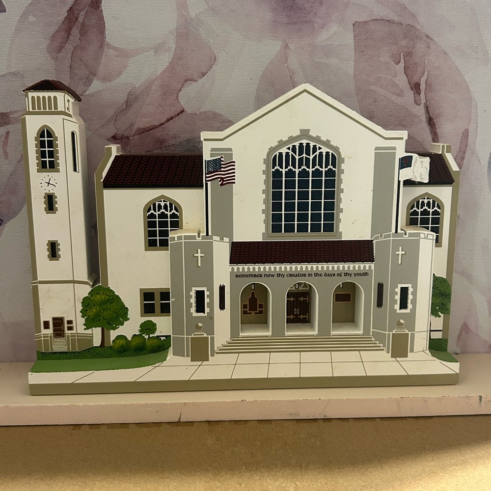 Citadel Chapel 1997 vintage collectible wooden replica.